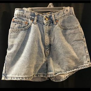 Levis denim shorts